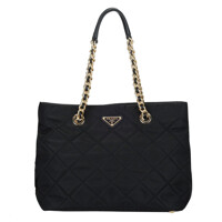(쇼핑백 증정)[PRADA]토트겸숄더백 1BG740 NERO TESSUTO IMPUNTU(GOLD)