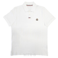 [MONCLER]남성 SS POLO 폴로 티셔츠 화이트 H10918A00029