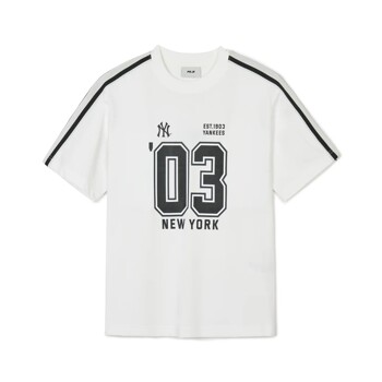 [MLB]스포티브 바시티 트랙 반팔 티셔츠 뉴욕양키스 (3ATSV2143-50IVS)
