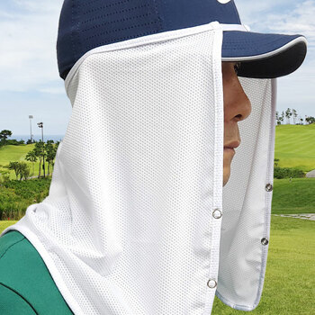 자외선차단 사이즈조절 캡 선가드 GS-H2 골프 스포츠 얼굴햇빛가리개