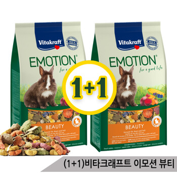 (1+1)비타크래프트 이모션 뷰티셀렉션 토끼사료 600g