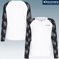[디스커버리]여성 24년 신상 래쉬가드 풀집업 루즈핏 티셔츠 자켓 인기 DWSW68043 WHL