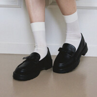 SPUR[스퍼]Ribbon Edge Loafer -US9014 (2color)