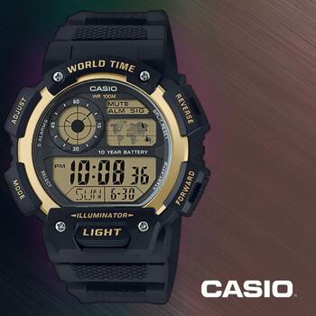 [CASIO] 카시오 AE-1400WH-9A 남성 우레탄밴드 디지털시계
