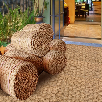 야자매트 폭0.6m 길이1m 두께3.5cm 야자수매트 미끄럼방지 코코넛 바닥 매트 발판 제초 방초매트