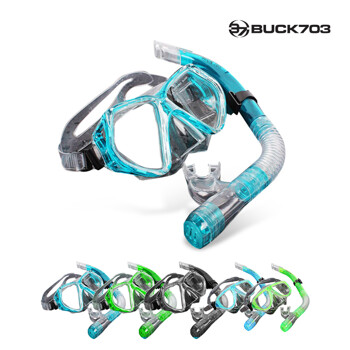 BUCK703 땡가격 SALE 아동용 스노클링+마스크세트 물놀이 물놀이용품 워터파크 스노쿨링 잠수