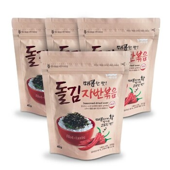 [바다원]매콤한맛 돌김자반 40gx4 김자반 김가루
