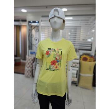 마코 세이브존04 여성 라운드반팔 티셔츠(MNW2TR91-Y) 상품 디테일
