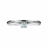 1부 다이아몬드 큐빅 반지 선물 18K 4프롱 프로포즈