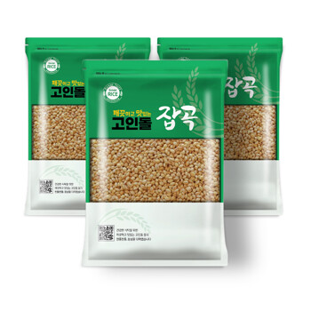 24년 국내산 찰보리쌀 찰보리 1kg+1kg+1kg