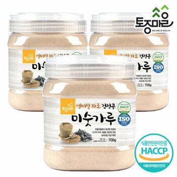 [토종마을] HACCP인증 엠머밀 파로 검정콩 미숫가루 700g X 3개