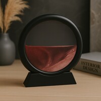 모래멍 샌드 아트 액자 감성소품 블랙+브라운