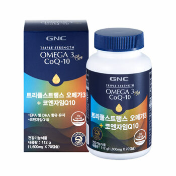 [GNC][AK백화점] 트리플스트랭스 오메가3 + 코엔자임Q10(70캡슐)