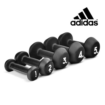 아디다스 뉴 네오프렌 아령 4KG 세트 홈트 홈트레이닝 근력 운동 기구 용품 상체