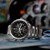 [해밀턴] H77912135 카키 엑스윈드 GMT 크로노 쿼츠 46mm 블랙 메탈 남성 시계