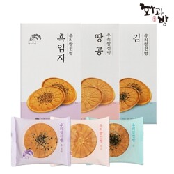 [화과방] 우리쌀로 만든 김/땅콩/흑임자전병(24gx6개입)x 3박스 