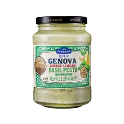 [샘표] 폰타나 제노바 치즈&크림 바질페스토 파스타소스 430g