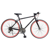 캣츠700C 하이브리드21단 자전거 컬러이중림 가벼운 자전거 실물깡패 완전조립