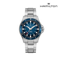 [해밀턴] H82505140 카키 네이비 43mm 블루 다이얼 남성 시계