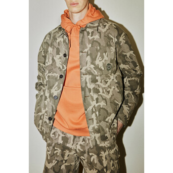 [CUSTOMELLOW] sadsmile camouflage jacket_CQUAX22211KHX