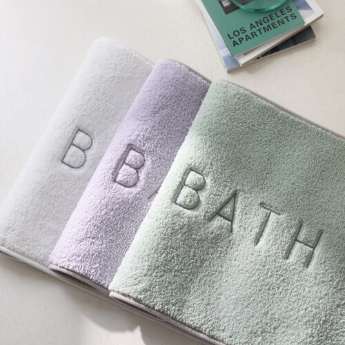 벨라이프 소프트 BATH 자수 발매트 3color