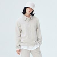 [COUCOU] W STRING SWEAT PIQUE SHIRTS_OATEMAL