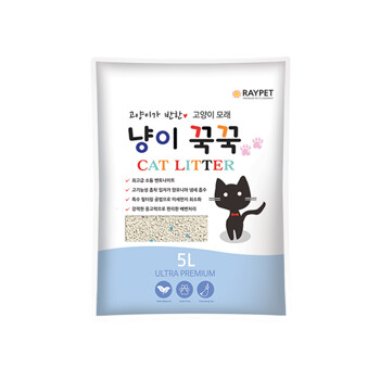 냥이꾹꾹 벤토나이트 고양이 모래 5L x 4개