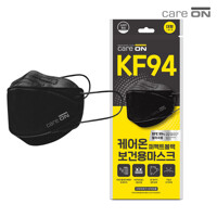 케어온 KF-94 3D 퍼펙트 블랙 마스크 1P