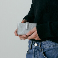DeMAKER 드메이커 Folding wallet-silver