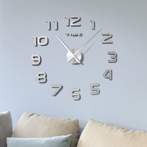 숫자 인테리어 벽시계무소음 벽걸이시계 DIY벽시계