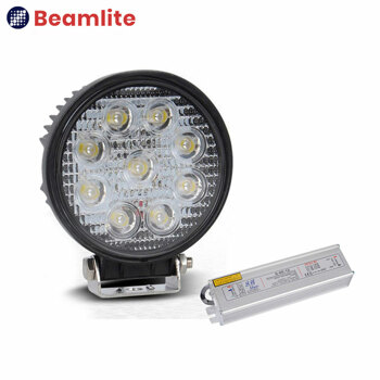 LS27 LED 써치라이트 2500루멘 27W 차량용 선박용 작업등 AC연결용 220V