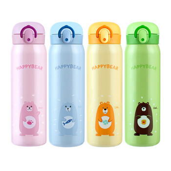 해피베어 원터치 보온보냉병 500ml (4colors)