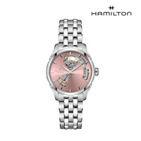 [해밀턴] H32215170 재즈마스터 오픈하트 레이디 오토 36mm 핑크 여성 시계