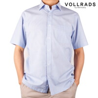 VOLLRADS 반소매 블루 스몰윈도체크  캐주얼남방셔츠