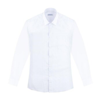 [옷자락] 남자 정장 양복 면접 캐주얼 화이트 솔리드 셔츠