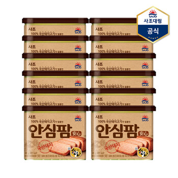 [사조] 안심팜 340g X 12캔