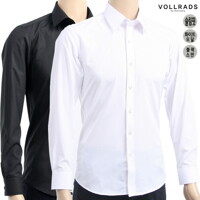 폴라츠VOLLRADS 슬림핏긴팔 화이트모달 블랙스판 셔츠 2종택일