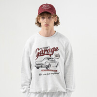 POLY GARAGE SWEATSHIRTS (LIGHT MELANGE)