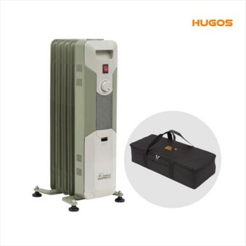 [휴고스] 휴대용 캠핑용 라디에이터 5핀 (가방포함) / BHO-A050