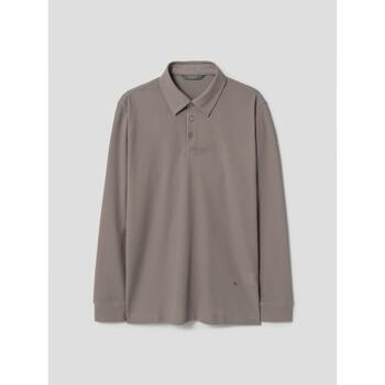 [로가디스] [Essential] 솔리드 칼라 넥 티셔츠  옐로이시 브라운 (RY4241P31B)