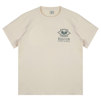[스포티앤리치]TS885CR CREAM 라켓 클럽 반팔 티셔츠