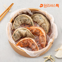 [딜픽] 육거리소문난만두 고기 2팩 + 김치 2팩