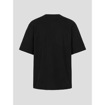 [빈폴] 밀라노조직 레이어드 라운드넥 티셔츠  블랙 (BC4342C105)