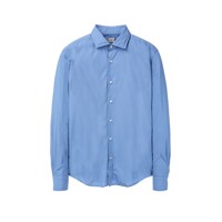 마에스트로 남성 24SS [해외직수입][XACUS] 블루 포플린 셔츠 MASH4A802B2