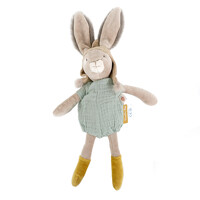 [물랑로티] [678021] 토끼 인형 27cm rabbit with sage green cotton