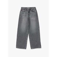 [PLAC]GREY SOLID WIDE JEANS(PJTF5MSM355) 