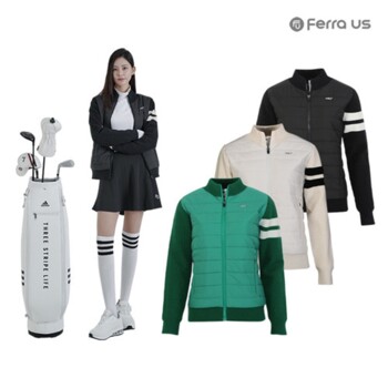 보스케 여성 봄 가을 골프웨어 골프 풀집업 캐주얼 점퍼 T191475
