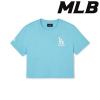 [MLB]여성 스트릿 스몰로고 크롭 반팔 티셔츠 3FTSB1743 07ABS