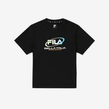 [휠라키즈] 아쿠아 라이프스타일 티셔츠 (FK2RTG2A04X_BLK)