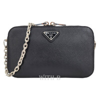 (쇼핑백 증정)[PRADA] 로고 사피아노 체인 크로스백 1BH181 NZV F0002